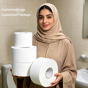 Rotolo di <span class=keywords><strong>carta</strong></span> <span class=keywords><strong>igienica</strong></span> OEM a doppio strato con estrazione centrale, tipo a strappo centrale, con maniglia in legno, personalizzato - Product Image 5