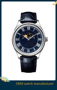 Moderno y elegante regalo de moda relojes de oro para las mejores marcas de fase lunar relojes para hombres y mujeres - Product Image 5