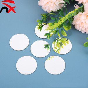 Custom Different Shapes 3D Acrylic Mirror Sticker Wall Decoration Round Mirror Sticker With Self Adhesive
