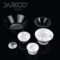 Lentilles LED COB rondes en PMMA de 29 mm, optique multi-angle de 40 degrés pour éclairage de surface à perles SMD 5050