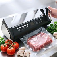 Machine de mise sous vide pour cuisine, poignée à verrouillage automatique, 80Kpa, pour aliments secs/humides, pour cuisson sous vide et préparation de repas, CE/CB/ETL