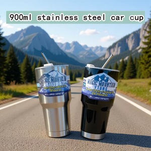Magic Mountain Ytong 30 Oz Stainless Steel Tumbler With Straw Keeps Drinks Cold Up To 24 Hours Travel Outdoor Use - Product Image 2