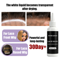 Colle à dentelle 100 ml, imperméable, forte tenue, transparente, pour perruques, frontaux en dentelle et extensions capillaires, sans latex, OEM, marque privée, vente en gros