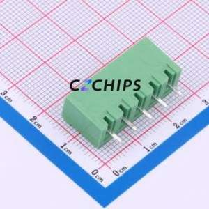 DB2EVC-5.0-5P-GN Plug-in Terminal Block Through hole,P=5mm Connector Board-to-Board / Socket - Closed 1x5P 5mm Green - Product Image 2