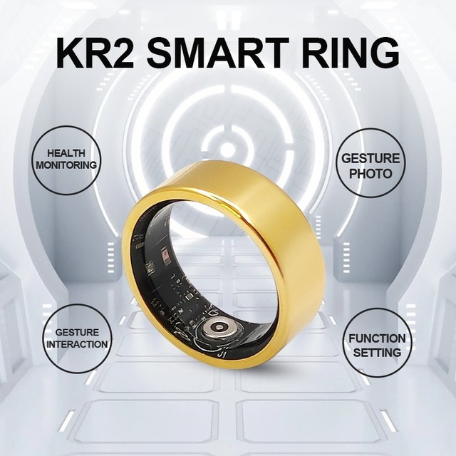 High Quality Smart Ring Health Tracker Heart Rate Monitor Blood Oxygen Sleep Analysis Waterproof for Men Women
