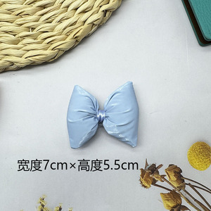Bolso de cintura acolchado de cuero colorido con lazo, funda para teléfono DIY, accesorio para el cabello, decoración moderna para zapatos y bolsos, piezas de accesorios - Product Image 3