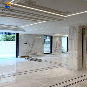 KT STONE Marmo Crema Oro Versailles con Venature Dorate, Stile Classico Francese per Pavimenti di Soggiorno, Lampadari e Ambienti di Lusso - Product Image 6