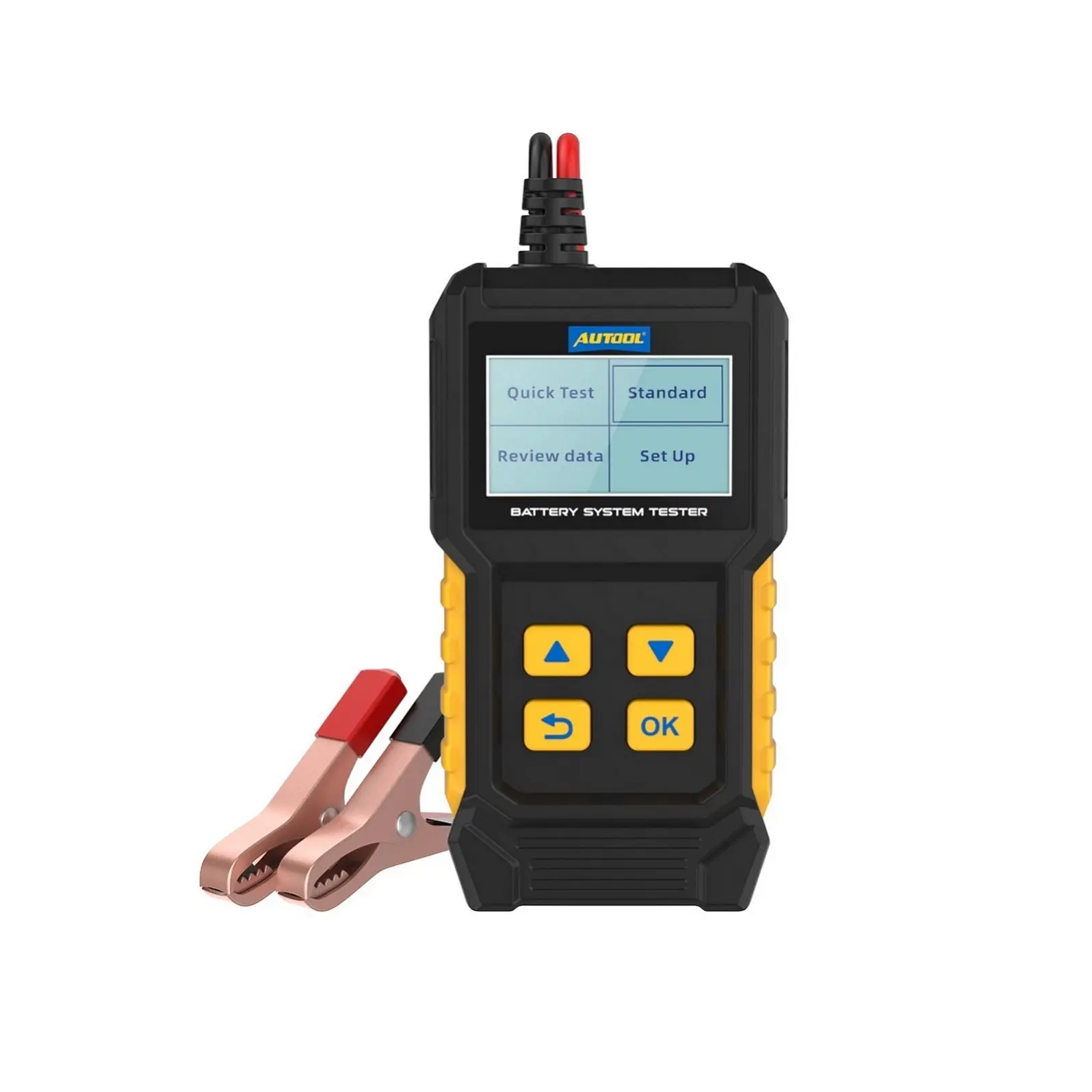 Autool BT360 Taal Versie 2 Auto Batterijen Intelligente Scanner Digitale Voertuig Onderhoud 12V Batterij Tester