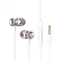 Écouteurs intra-auriculaires filaires 3,5 mm au design unique et dernier cri, basses profondes, ajustement ergonomique pour les passionnés de musique