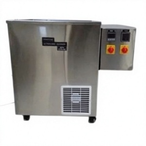 Bain à ultrasons industriel électrique Frontline Electronics FS 10C en acier inoxydable neuf avec refroidisseur 350W 230V, incluant un minuteur - Product Image 1