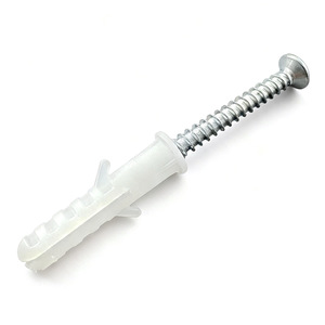 Anclaje de plástico para paneles de yeso con tornillo autorroscante para fijación en paredes y colgar cuadros decorativos - Product Image 1