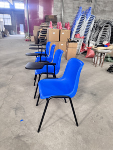 OK-505 Stackable Training <strong>Chair</strong> with Writing Tablet Ergonomic <strong>Plastic</strong> School <strong>Chair</strong> for Classroom College Conference Hall - Product Image 4