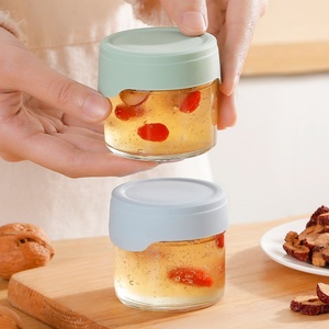 Logo Custom Food Storage <b>Box</b> <b>Glass</b> Food <b>Box</b> With Lid <b>Glass</b> Food Container Bowl Anti Overflow <b>Glass</b> <b>Box</b> for Kitchen - Product Image 3
