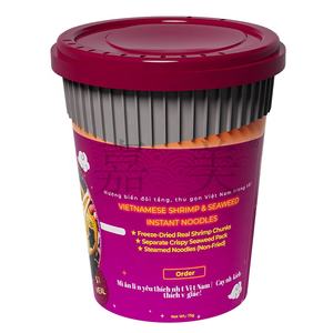 Soupe de nouilles ramen instantanées, 17 onces (530 ml) 90 g IM, sans déformation, sans odeur, gobelet en plastique de qualité alimentaire PP avec couvercle, étiquette IML - Product Image 3