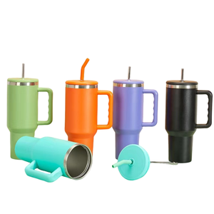 <span class=keywords><strong>Mug</strong></span> isotherme <span class=keywords><strong>très</strong></span> <span class=keywords><strong>grand</strong></span> de 40 oz avec paille et poignée, en acier inoxydable, pour le sport, avec couvercle pour café - Product Image 1