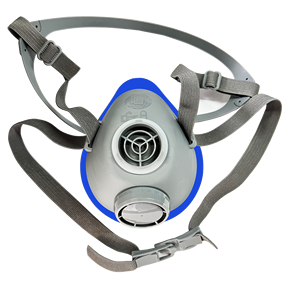 Respirador de Media Cara con Certificación CE, Antipolvo, Ligero, Reutilizable, Lavable, Material de Silicona de 3 Capas, Clip Nasal Ajustable - Product Image 1