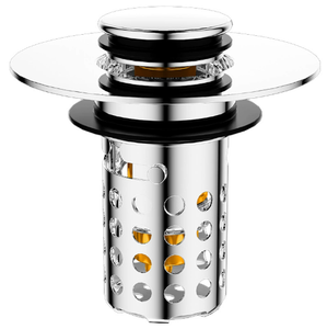 Phòng tắm đẩy xuống pop-up cống Brass thiết bị vệ sinh bấm vào Clack lớn Bìa rửa lưu vực bồn rửa cống chất thải tràn - Product Image 4