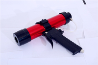 Professionnel 310ml Saucisse Molle pistolet à Calfeutrer Pneumatique Verre Colle En Caoutchouc D'air Pistolets Outil Avec Vanne De Régulation