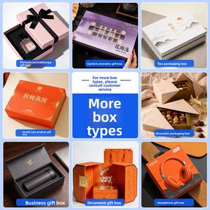 Caja de regalo personalizada con tapa de cielo y tierra para cosméticos y tónicos, caja de tapa abatible de alta gama, personalización de caja de regalo para el Festival del Bote del Dragón - Product Image 2