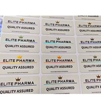 Etiquetas Personalizadas de Alta Adhesión para Viales de Péptidos, Etiqueta Estándar de 3 ml para Caja de Empaque de Viales de Péptidos