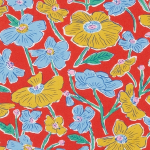 <span class=keywords><strong>Robe</strong></span> en tissu de coton bio à imprimé floral personnalisé, motif uni tissé, pour filles, impression numérique, accepte les commandes personnalisées - Product Image 4