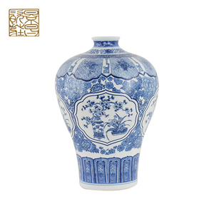 <span class=keywords><strong>Vasi</strong></span> in Ceramica Antichi Tradizionali all'Ingrosso <span class=keywords><strong>con</strong></span> Disegni <span class=keywords><strong>Dipinti</strong></span>, Vaso da Tavolo in Porcellana Cinese per Decorazione Casa - Product Image 5