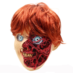 Nouveau masque de poupée Chucky, costume d'Halloween, masque en <span class=keywords><strong>latex</strong></span> pour toute la tête, cosplay Chucky, visage de fantôme d'horreur, accessoires effrayants, masque d'horreur pour <span class=keywords><strong>adulte</strong></span> - Product Image 1