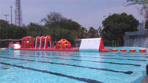 สวนน้ำแบบเป่าลมลอยน้ำได้สำหรับเล่นน้ำในทะเลสาบสำหรับปรับแต่งได้ - Product Image 5