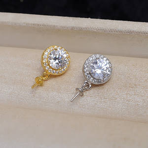 จี้เงินแท้ S925 ทำมือ อุปกรณ์ DIY สำหรับทำจี้ห้อยทรงกลม ใส่ไข่มุก 8-13 มม.  ฐานเปล่าสำหรับทำเครื่องประดับ 4430 - Product Image 3