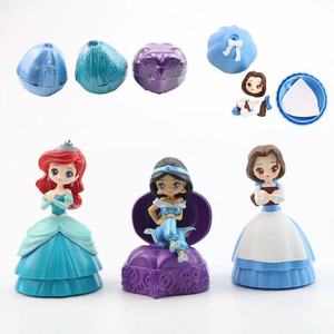 (Новое поступление) 3 шт. капсульные куклы принцессы, капсульные мермадские куклы из ПВХ, игрушечные куклы принцессы для подарка