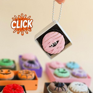 Nuevo llavero antiestrés con forma de donut impreso en 3D, juguete de escritorio con temática de Halloween - Product Image 4