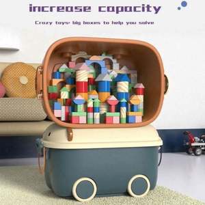 Boîtes de rangement de haute qualité, pliables, en forme de cube, pour vêtements, accessoires, décoration de chambre d'enfant, bacs de rangement pour entrepôt - Product Image 2