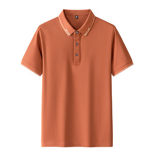 Camiseta Polo de Manga Corta, Color Sólido, Poliéster, Ropa de Trabajo, Uso Diario, Verde Activo - Product Image 4