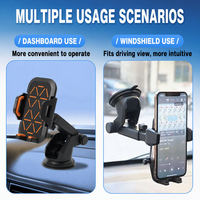Support de téléphone pour moto TKT, pour la conduite en extérieur, en ABS, étanche, avec ventouse, antichoc, à libération rapide, avec coussin en silicone pour Samsung