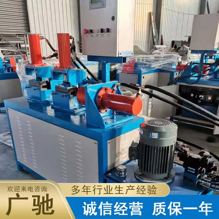 Máquina de contracción de tubos de acero para invernadero, equipo de prensado de tubos automático, máquina de contratación de tubos