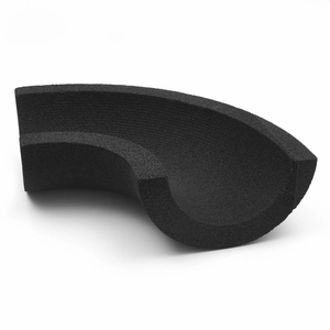 Matériau d'isolation en verre écologique, <span class=keywords><strong>tube</strong></span> en verre mousse noir industriel - Product Image 3