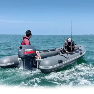 Haote inflatable rafting inflatable motor Hypalon rib boat ships fishing front control for ocear water