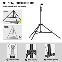 Stand Latar Belakang Grosir 2.6*3m dengan Kit Layar Hijau Fotografi 3*3m, Kain Layar Hijau untuk Fotografi Langsung