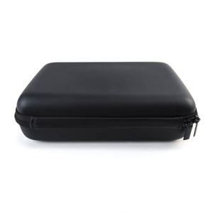 Custom PU Waterproof EVA Charger <b>Case</b> Black <b>Hard</b> <b>Shell</b> EVA Electronic Accessories Bag Travel Portable EVA Power Bank Storage Box - Product Image 3