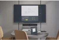 Cámara de Video para Sala de Reuniones Jabra PanaCast 50 Inteligente Panorámica de 180° y 4K, Cámara Web de Gran Angular Fácil de Configurar con Micrófonos
