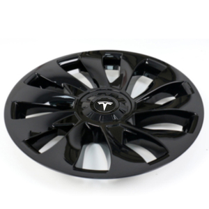 Nouveau design Accessoires d'extérieur de voiture Couvercle de moyeu <span class=keywords><strong>noir</strong></span> de <span class=keywords><strong>18</strong></span> <span class=keywords><strong>pouces</strong></span> <span class=keywords><strong>Enjoliveur</strong></span> de roue chromé de <span class=keywords><strong>18</strong></span> <span class=keywords><strong>pouces</strong></span> pour Tesla Model 3 - Product Image 2