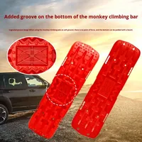 Kit d'outils d'urgence 4X4 pour camions et voitures tout-terrain Tapis de traction de récupération Planches et base de levage pour sable, neige et boue