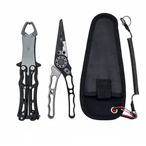 TOPWIN Hot seller Especial alicates de aço inoxidável New chegam pesca alicate Outdoor Fishing Scissors Multi The Hook Clamp