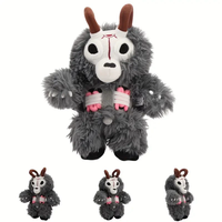 WENDIGO Cryptid Plushie Strange Fellows Wendigo Peluche Jouet à poil long Chambre Crâne Vache Peluche Animal