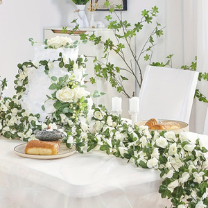 Artificial Rose Vines 200cm Above High Simulation <b>Wedding</b> Home Decor <b>Prop</b> - Product Image 1
