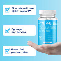 Les peptides d'OEM/ODMCollagen ont avancé des capsules pour le soutien de santé d'ongle de cheveux et de coeur