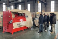 Machine automatique de cintrage et de formage d'étriers en acier, nouvelle machine CNC avec moteur 37,5 kW, PLC, pour le redressement et la découpe des barres d'armature