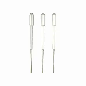 Factory Sells 190mm Laboratory Medical Clear Disposable 3ml Plastic Pipette Transfer Dropper