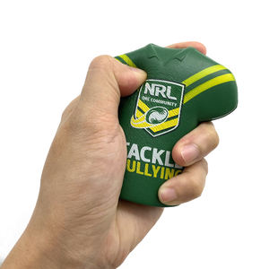 Özel Logolu Reklam Yeşil Jersey Tişörtü PU Stimüle Edilmiş Tişört Şeklinde Stres Giderici Oyuncaklar Promosyon Spor Etkinlikleri Hediyeleri - Product Image 3