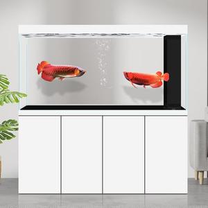 고알루미늄 합금 어항 대형 거실 수족관 초투명 유리 홈룸 칸막이 바닥 필터 물갈이 필요없음 - Product Image 3